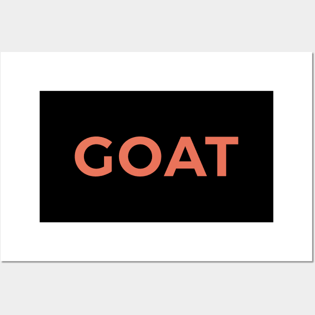 GOAT Wall Art by calebfaires